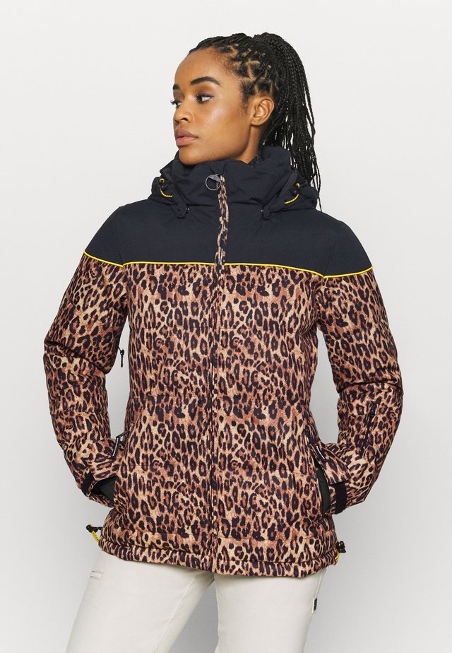 DIVA JACKET - Snowboard jacket - leopard_fade