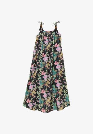 FatFace, REGULAR FIT - MAXI DRESS . - Maxi ruha - black tropical