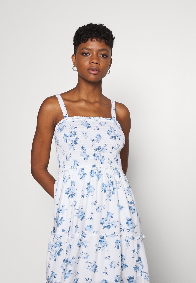 Hollister Co Chain Midi Dress Freizeitkleid White Weiss Zalando De 
