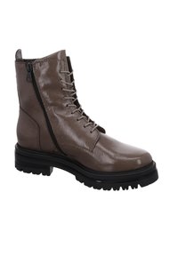 MJUS Botines con cordones - beige dunkel