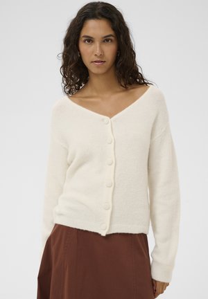 SLANINA V-NECK  - Cardigan - broken white