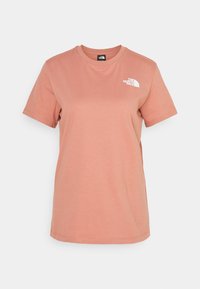 BOX RELAXED TEE - Triko s potiskem - light mahogany