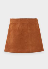 BOX PLEAT MINI SKIRT - Faltenrock - orange