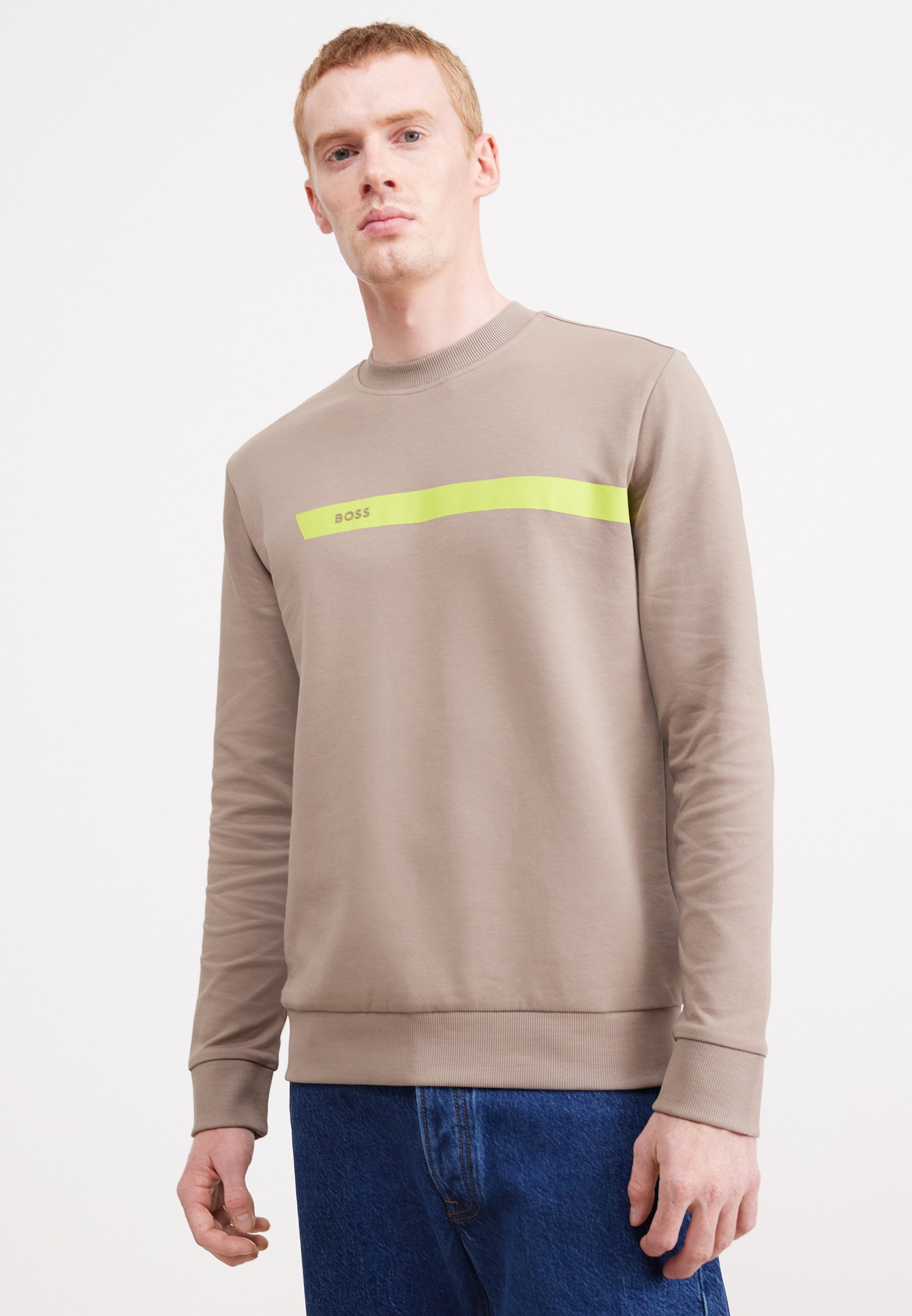 BOSS SALBO - Sweatshirt - light/pastel green/vert clair - ZALANDO.FR