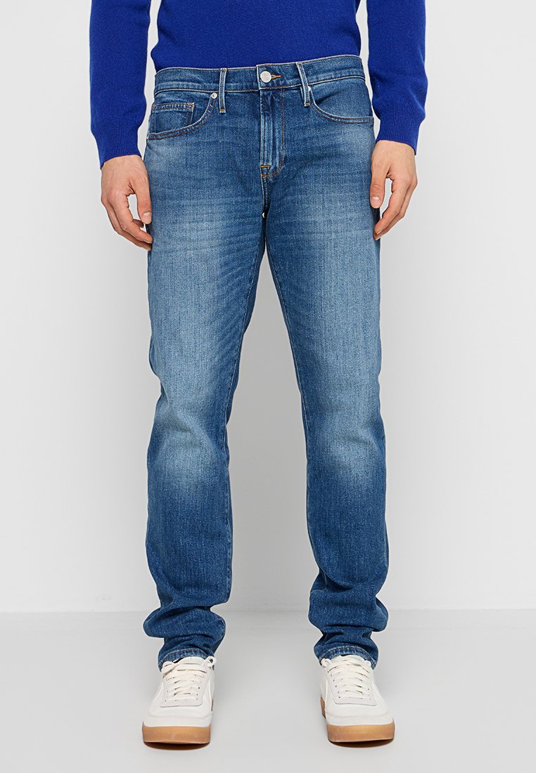 FRAME Slim fit jeans blauw