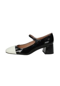 Bibi Lou DECOLLÉTÉ CON CINTURINO - Decolleté - black and white