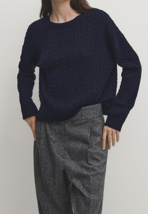 Massimo Dutti, Pullover - dark blue