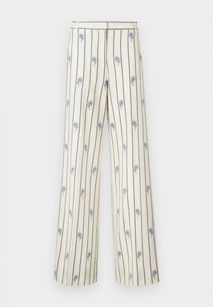 Erdem WIDE LEG TROUSERS - Housut - off white