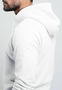 Neverless MIT LOGO BÄUME WALD PRINT OUTDOOR MOTIV FASHION - Sweatjacke - weiß