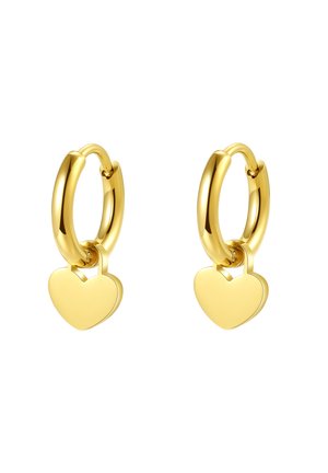 HEART HUGGIE - Ohrringe - gold-coloured