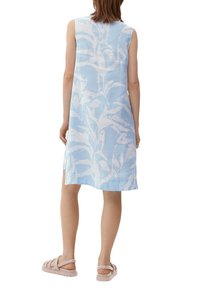 s.Oliver V AUSSCHNITT - Blusenkleid - hellblau