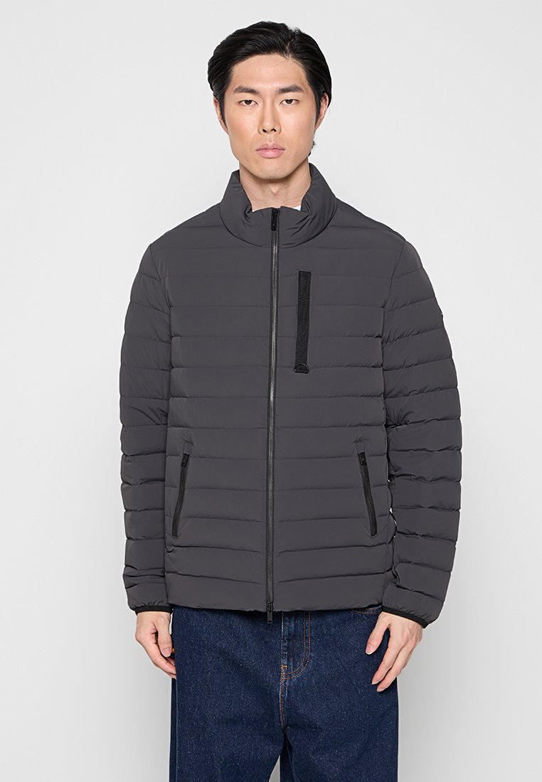 Moose Knuckles Gewatteerde jas grijs Moose Knuckles Gewatteerde jas grijs