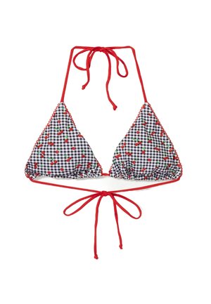 Bershka Haut de bikini - black