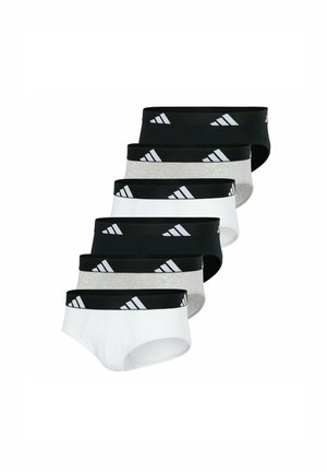 6ER PACK - Slip - schwarz weiß grau