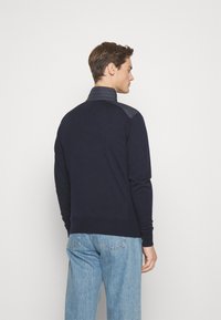Belstaff KELBY ZIP CARDIGAN - Cardigan - washed navy
