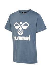 Hummel TRES  S/S - T-shirts print - stormy weather
