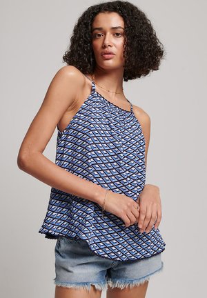 Superdry & Co HALTER BEACH - Top - geo tile print