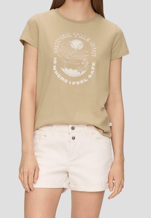 T-shirt imprimé - beige