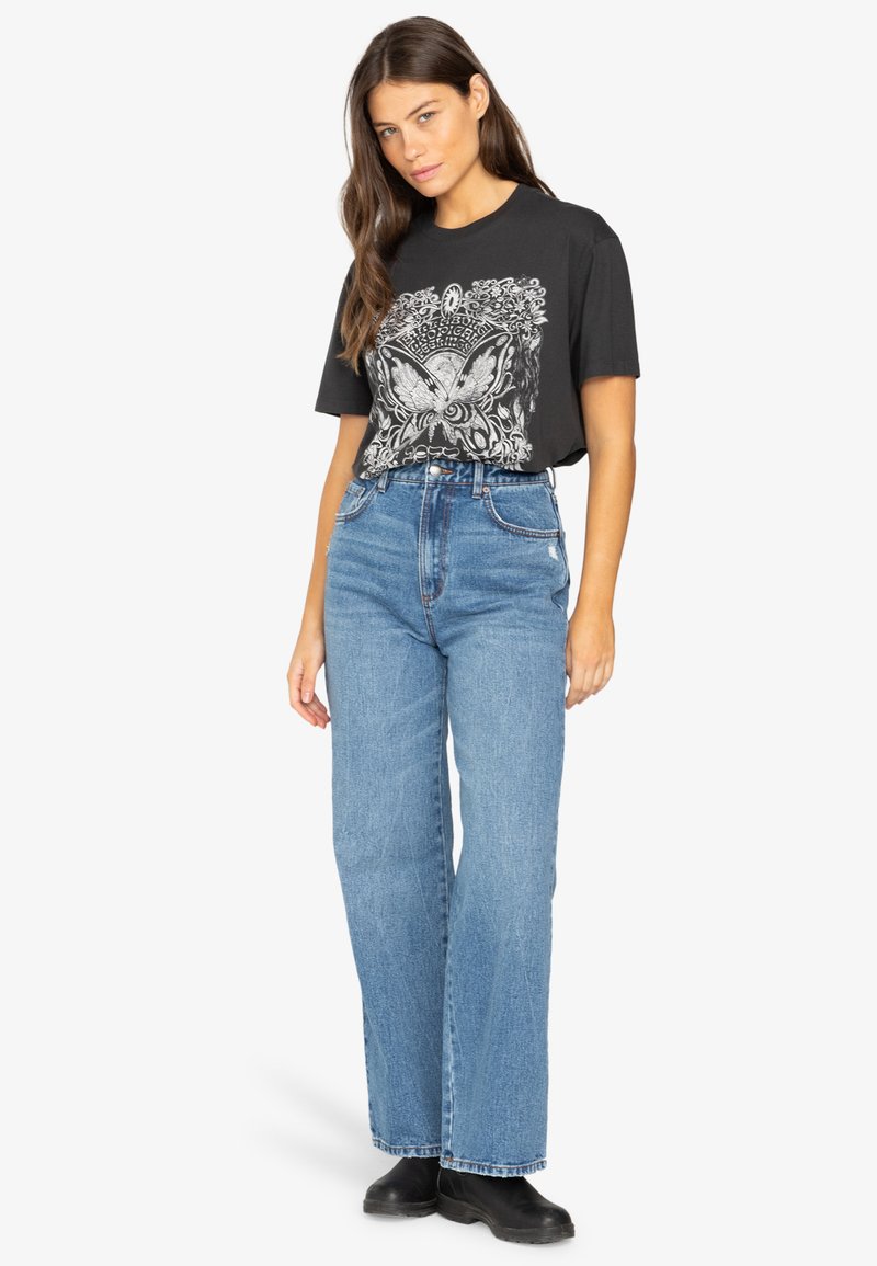 Billabong T-shirt print zwart