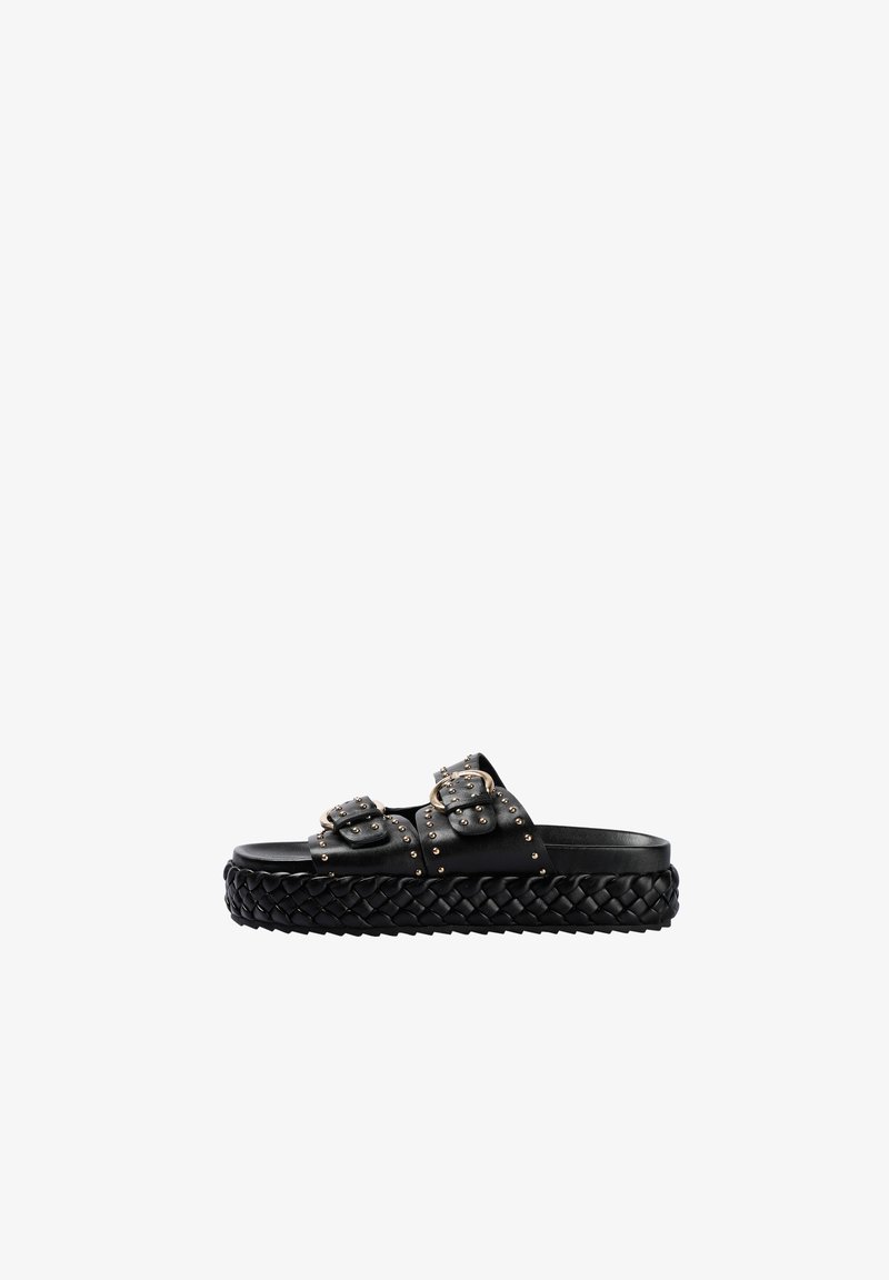 Scalpers Mules à talons - black
