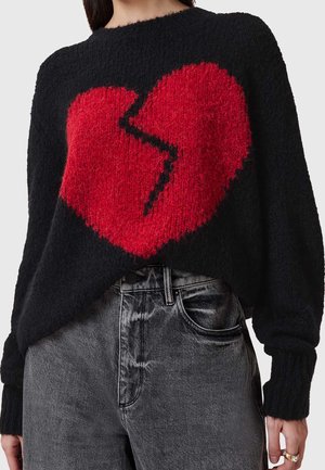 Strickpullover - black