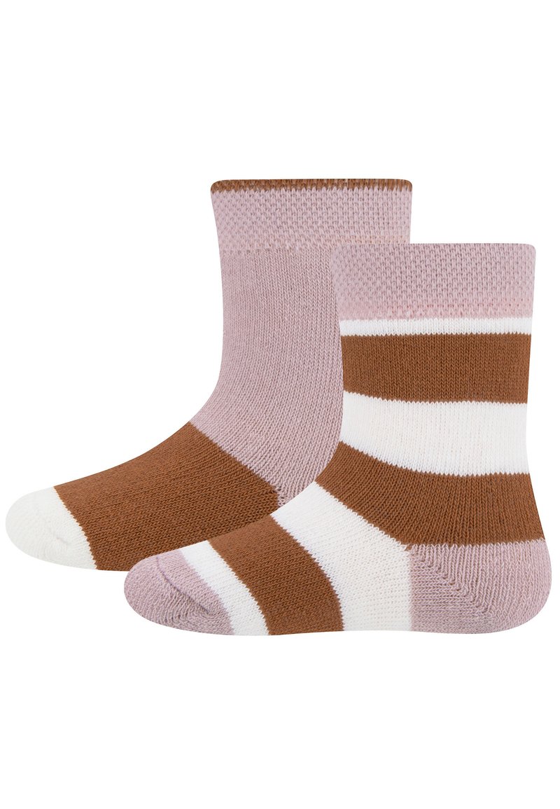 Ewers 2ER PACK - Socks - latte pergament rosenrauch