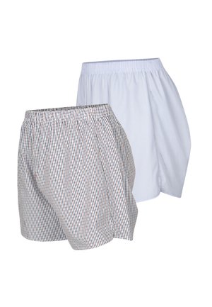 Caleçon - carreaux bordeaux-ciel