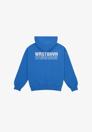 WRSTBHVR, WRSTBHVR HOODIE STUDIO V12 HOODIE - Sweat à capuche - palace blue