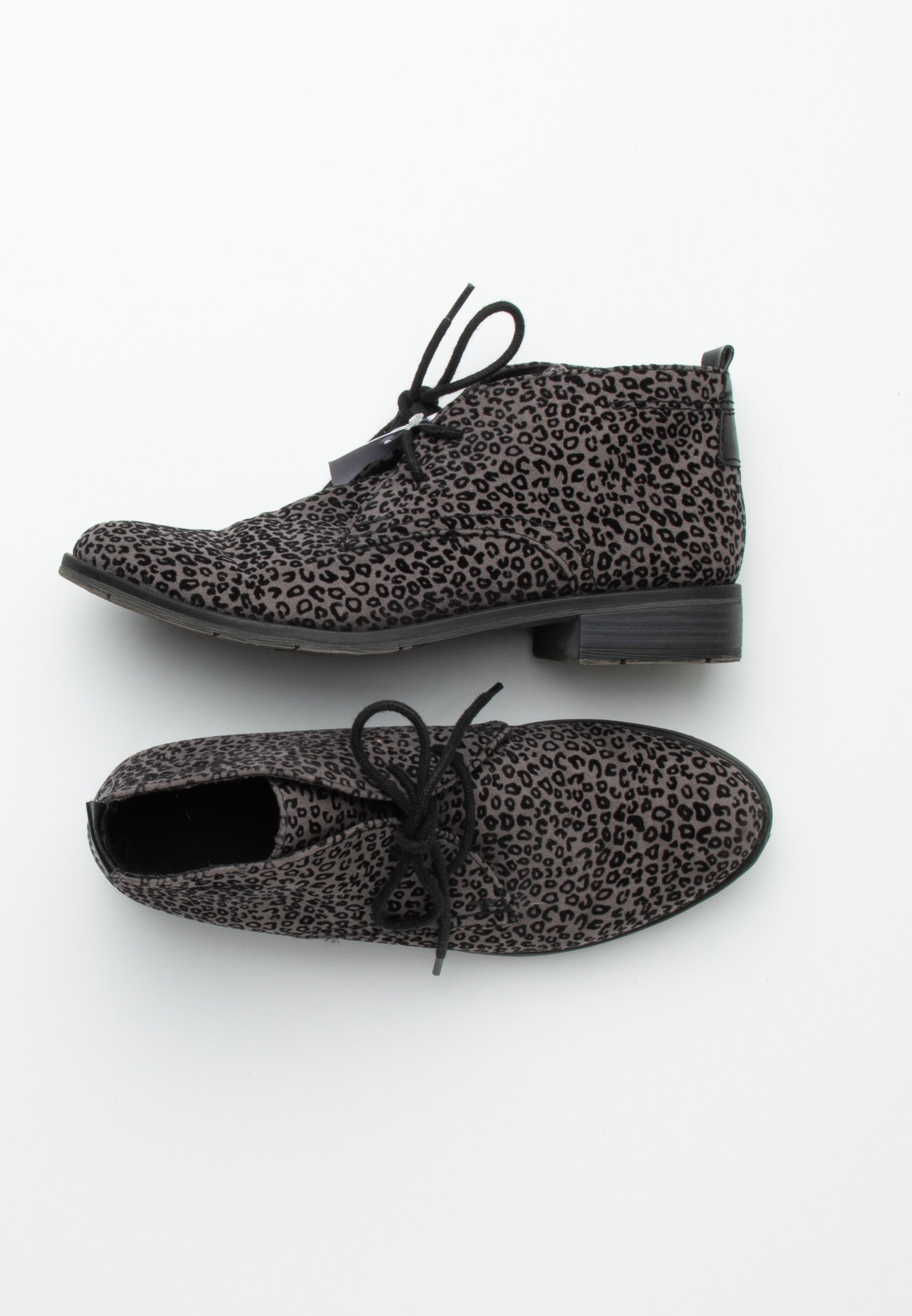 Leopard Boots Marco Tozzi Grey Boots Marco Tozzi Lace-up Ankle
