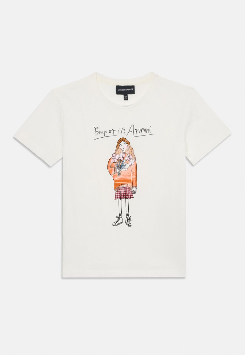 Emporio Armani T-shirt print wit Emporio Armani T-shirt print wit