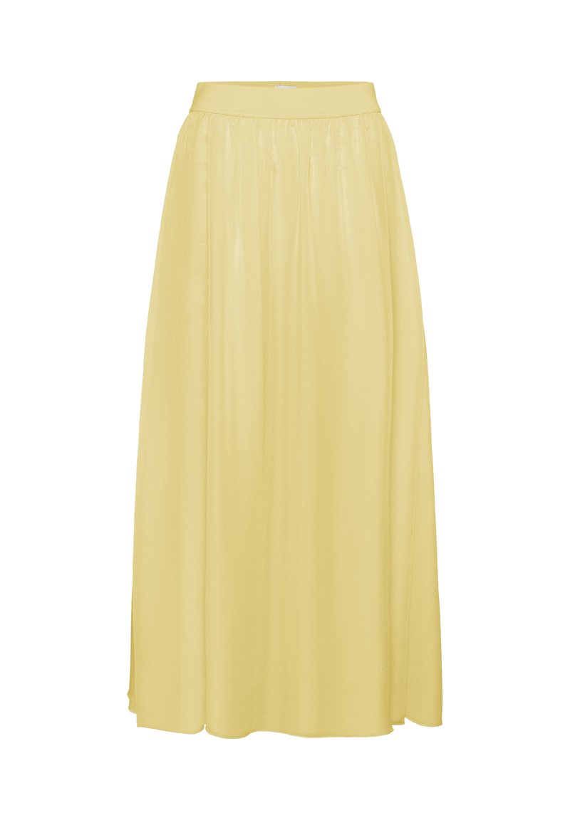 Jupe en mousseline plissée - Jaune clair - Ladies | H&M CA