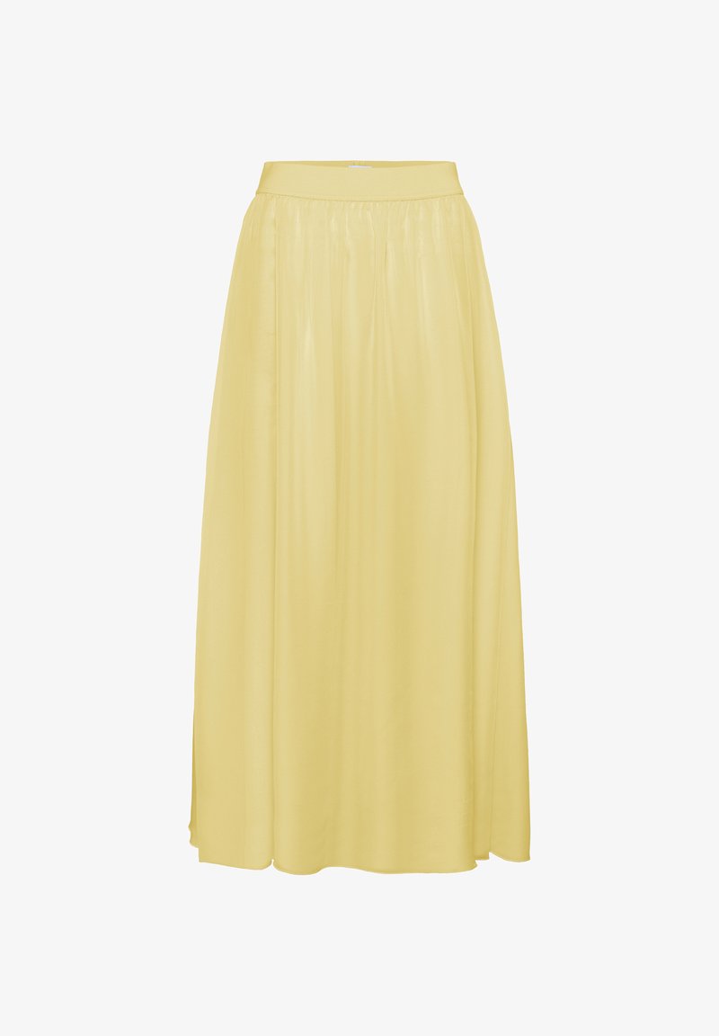 Jupe en mousseline plissée - Jaune clair - Ladies | H&M CA Jupe en mousseline plissée - Jaune clair - Ladies | H&M CA