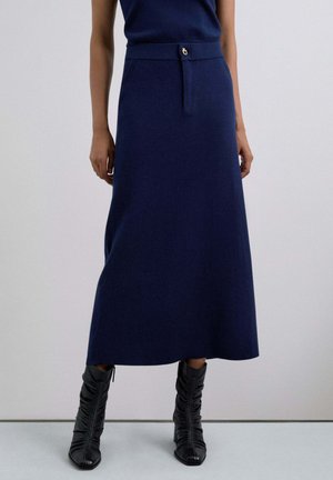 CASUAL - Falda acampanada - navy