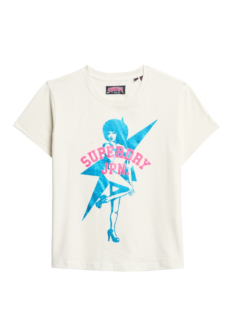 Superdry & Co T-shirt print wit Superdry & Co T-shirt print wit