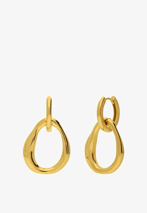 Lucardi, Earrings - gold-coloured