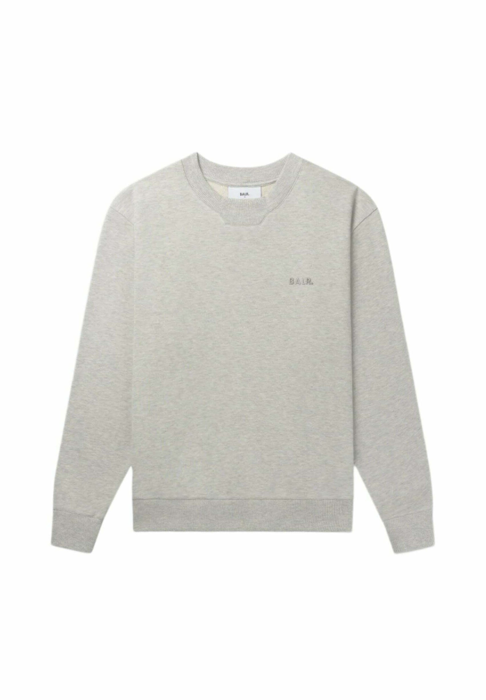 【BALR.】LOGO CREWNECK-LT GREY MELANGE BALR. CREWNECK - Sweatshirt - lt grey melange/grey - Zalando