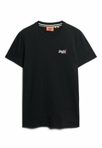 Unselected, black hazard orange