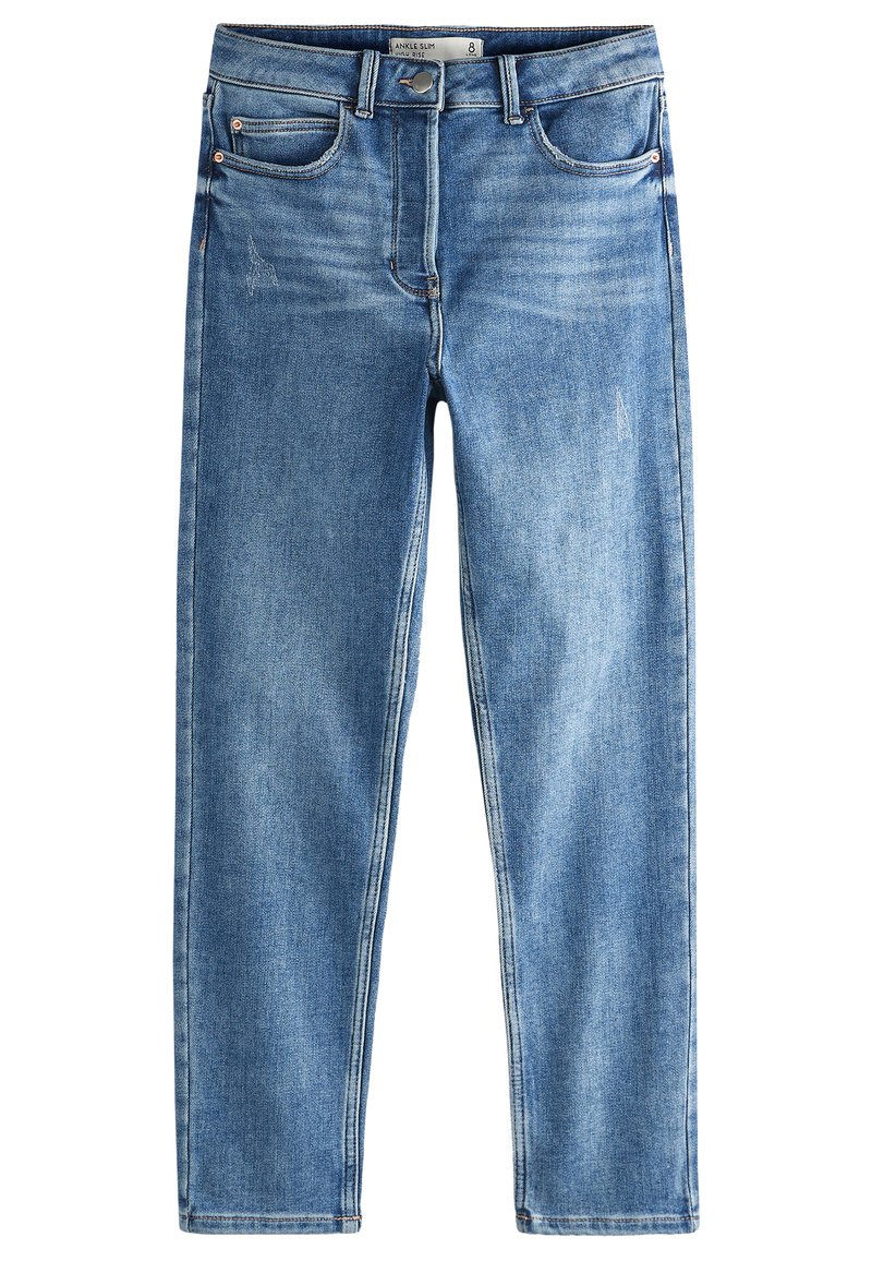 Next Slim fit jeans blauw gemêleerd