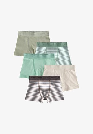 Next, REGULAR FIT - 5 PACK - Boxer aderenti - green ecru