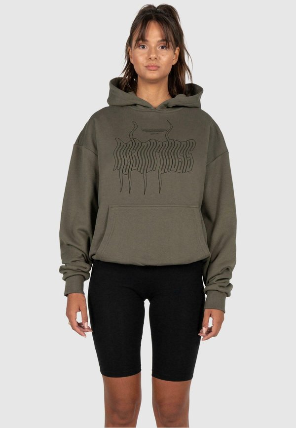 Kapuzenpullover - olive