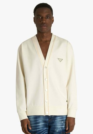 Felpa con zip - beige