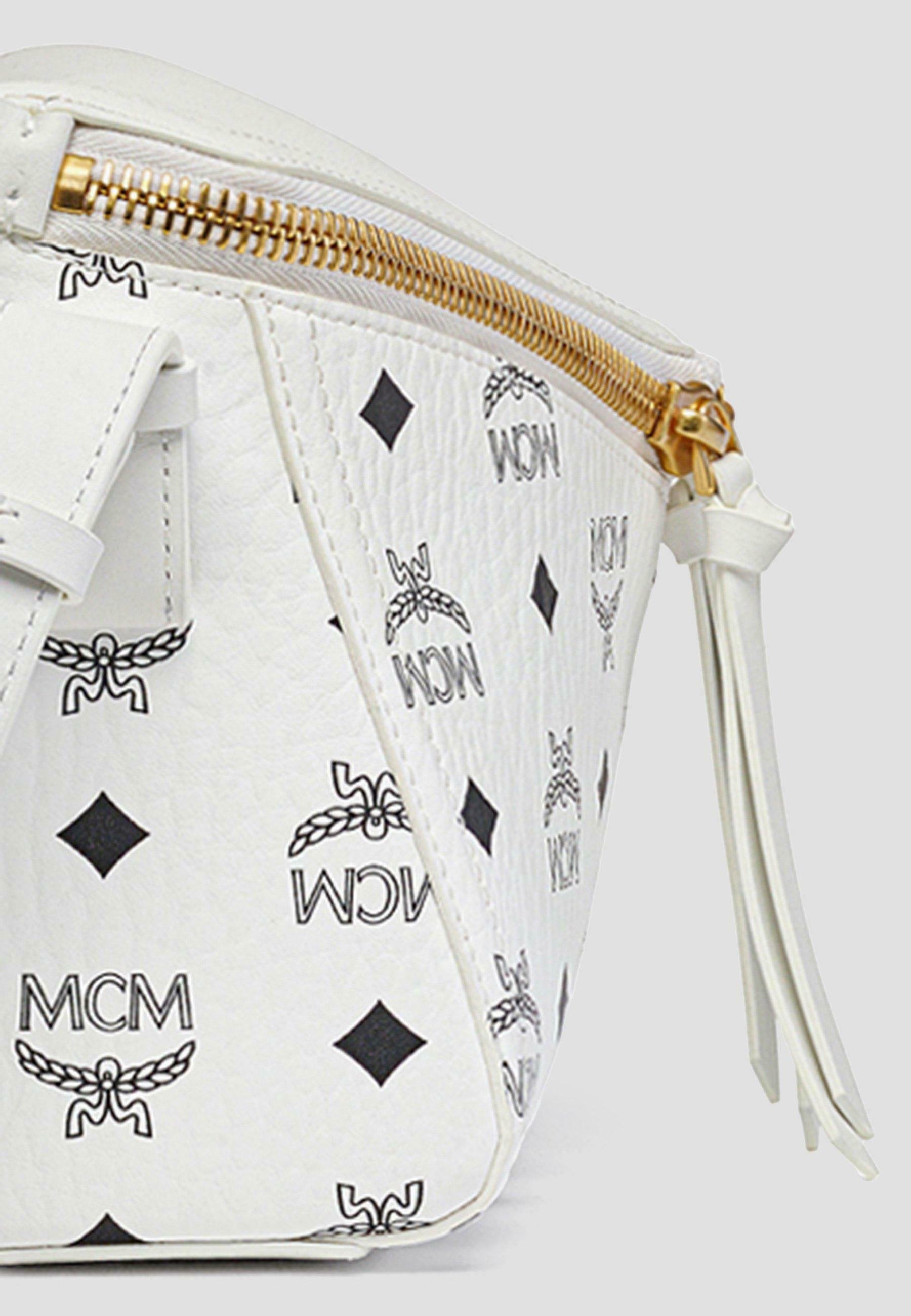 MCM DIAMANT MIX SHOULDER - Cross body bag - white - Zalando