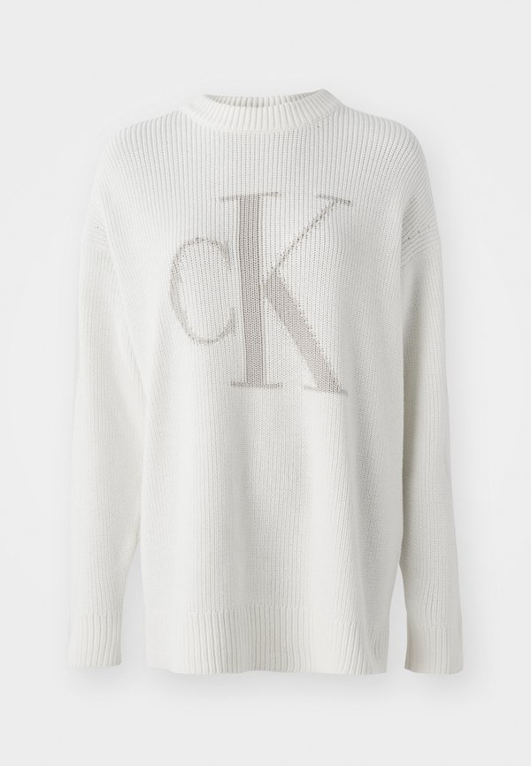 INTARSIA HIGH NECK - Jumper - ivory3