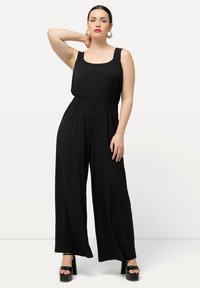 Ulla Popken MUST-HAVE WIDE LEG - Overal - black