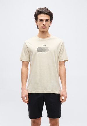 UNITY - Trükipildiga T-särk - light beige