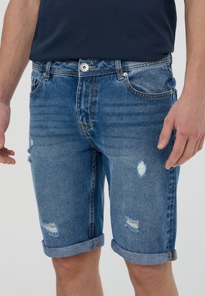 Shorts di jeans - blu denim medio