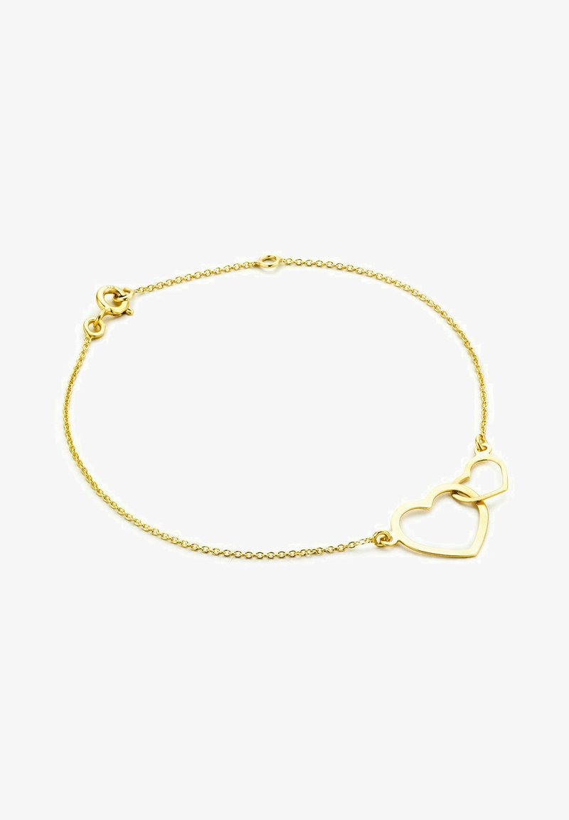 DIAMANT L'ÉTERNEL DOUBLE HEART - Pulsera - yellow