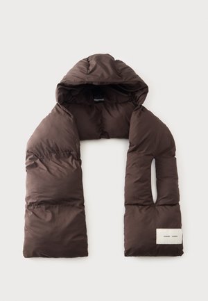 Samsøe Samsøe, SATONY HOODED UNISEX - Балаклава - dark brown