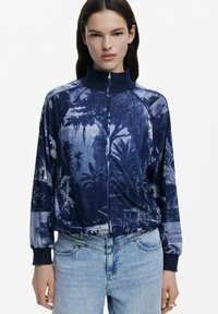 Desigual - Zip-up sweatshirt - blue Thumbnail Image 1