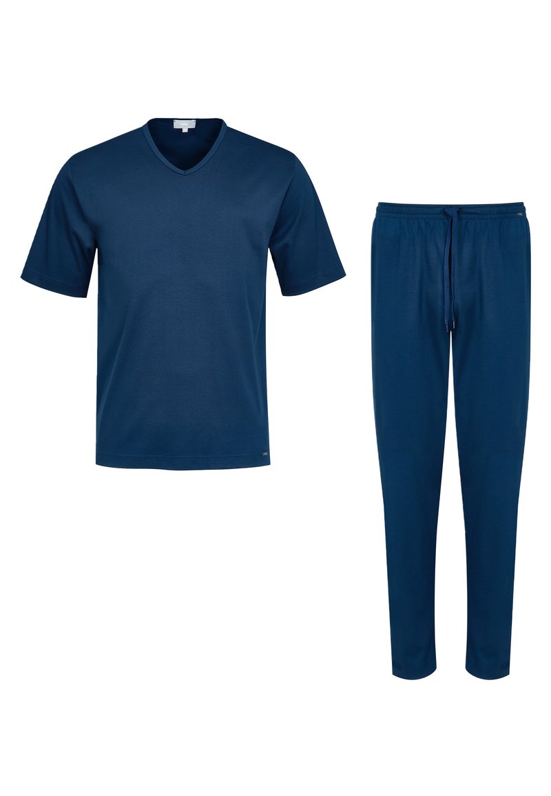 Herren Pyjamas | mey Nachtwäsche Set blau - CY82271 Herren Pyjamas | mey Nachtwäsche Set blau - CY82271